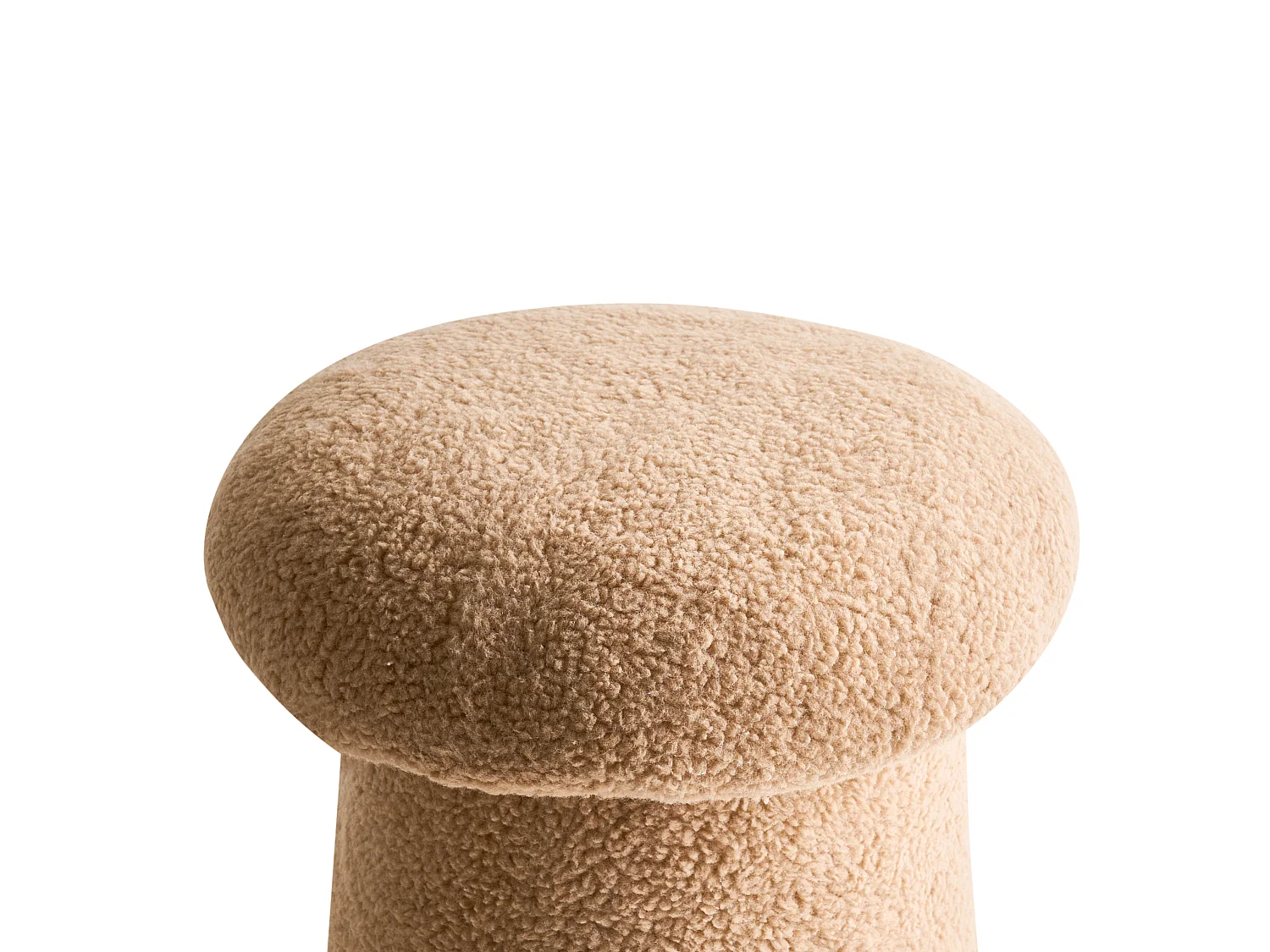 Pouffe EUFAULA Boucle Beige