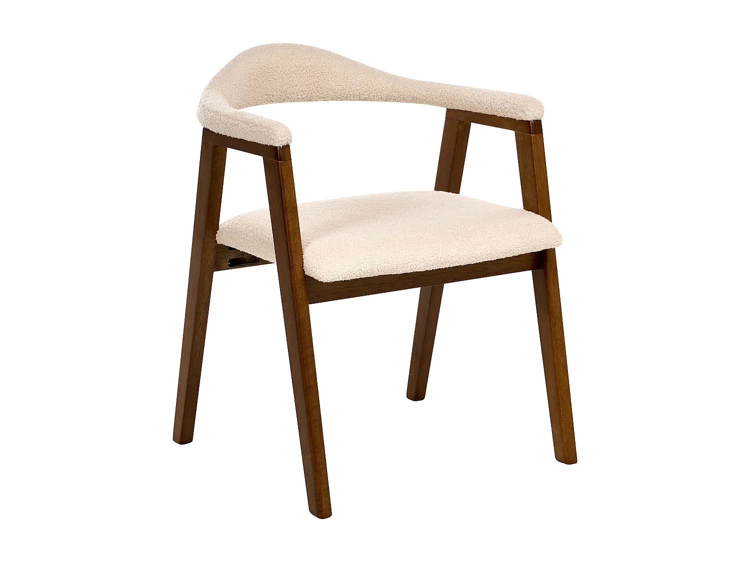 Lot de 2 chaises de salle à manger ONECO Bois Marron foncé