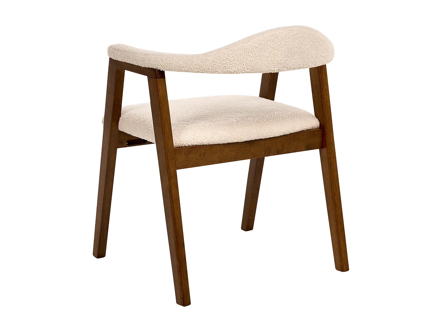 Lot de 2 chaises de salle à manger ONECO Bois Marron foncé