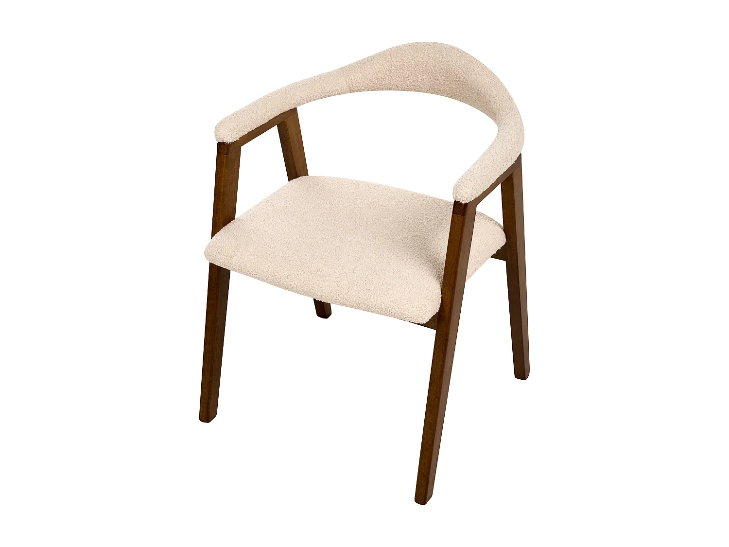 Lot de 2 chaises de salle à manger ONECO Bois Marron foncé