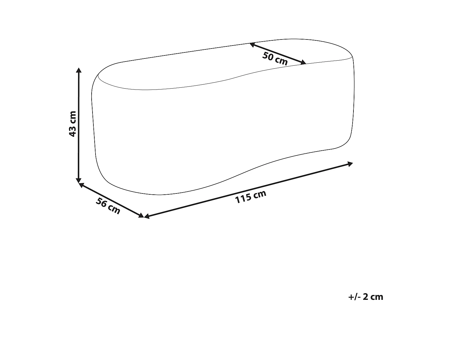 Pouf BAYARD Bouclé Vert