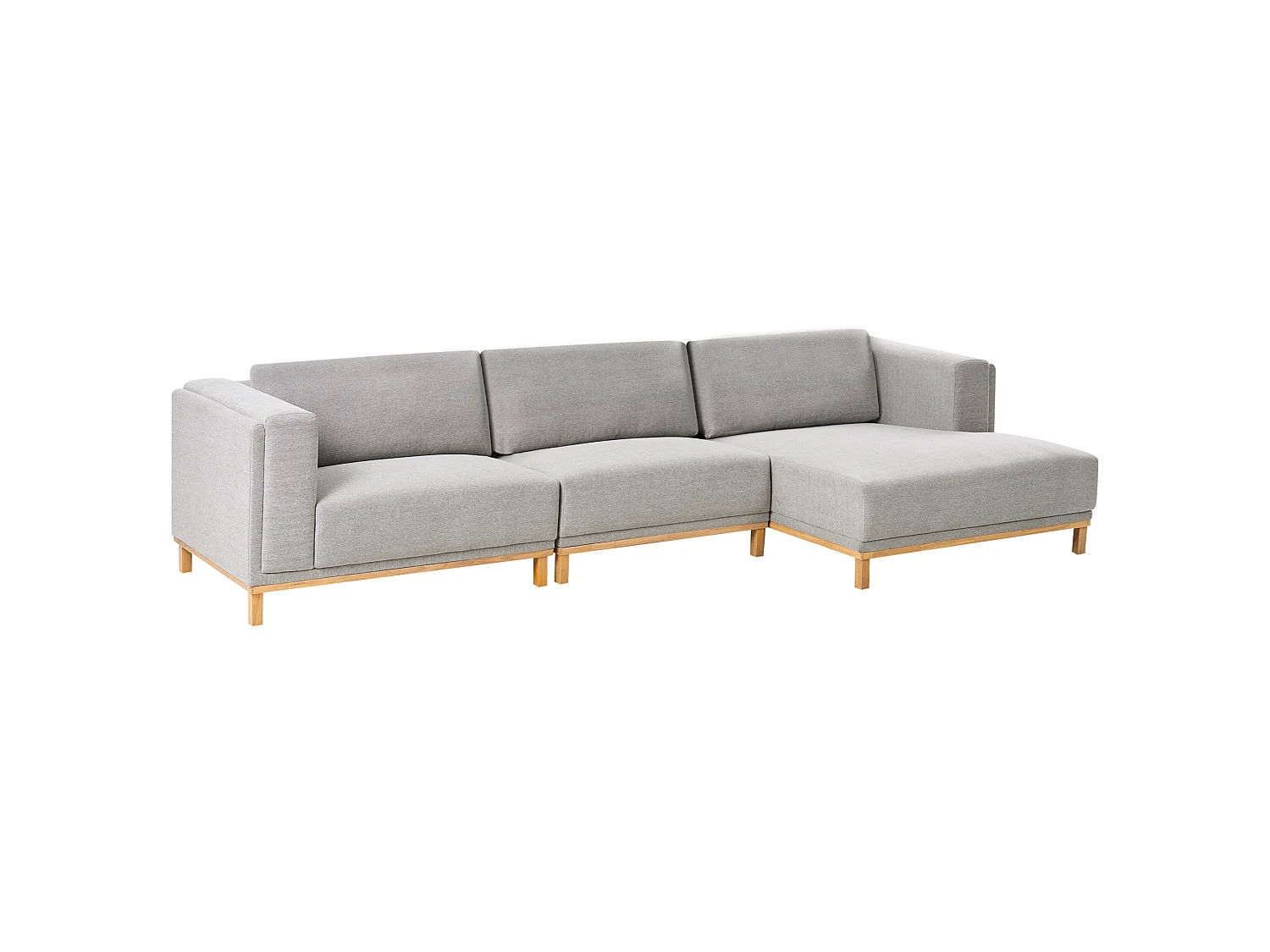Corner Sofa 5 Seater VENG Fabric Grey Left Hand