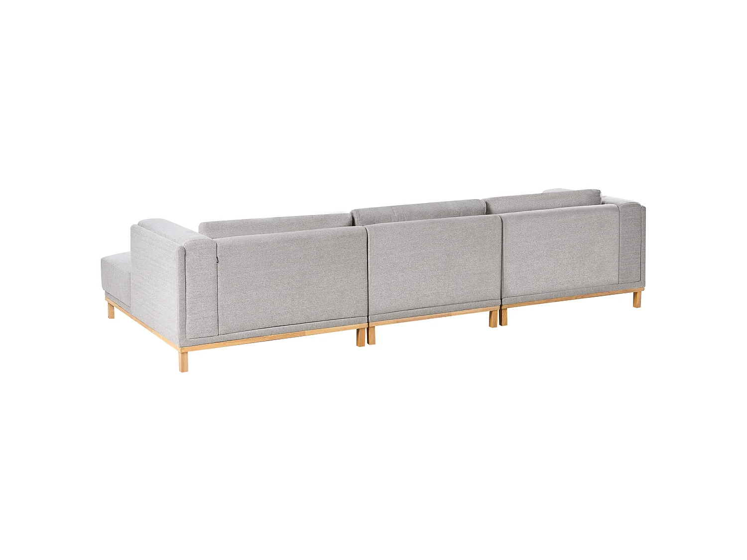 Corner Sofa 5 Seater VENG Fabric Grey Left Hand