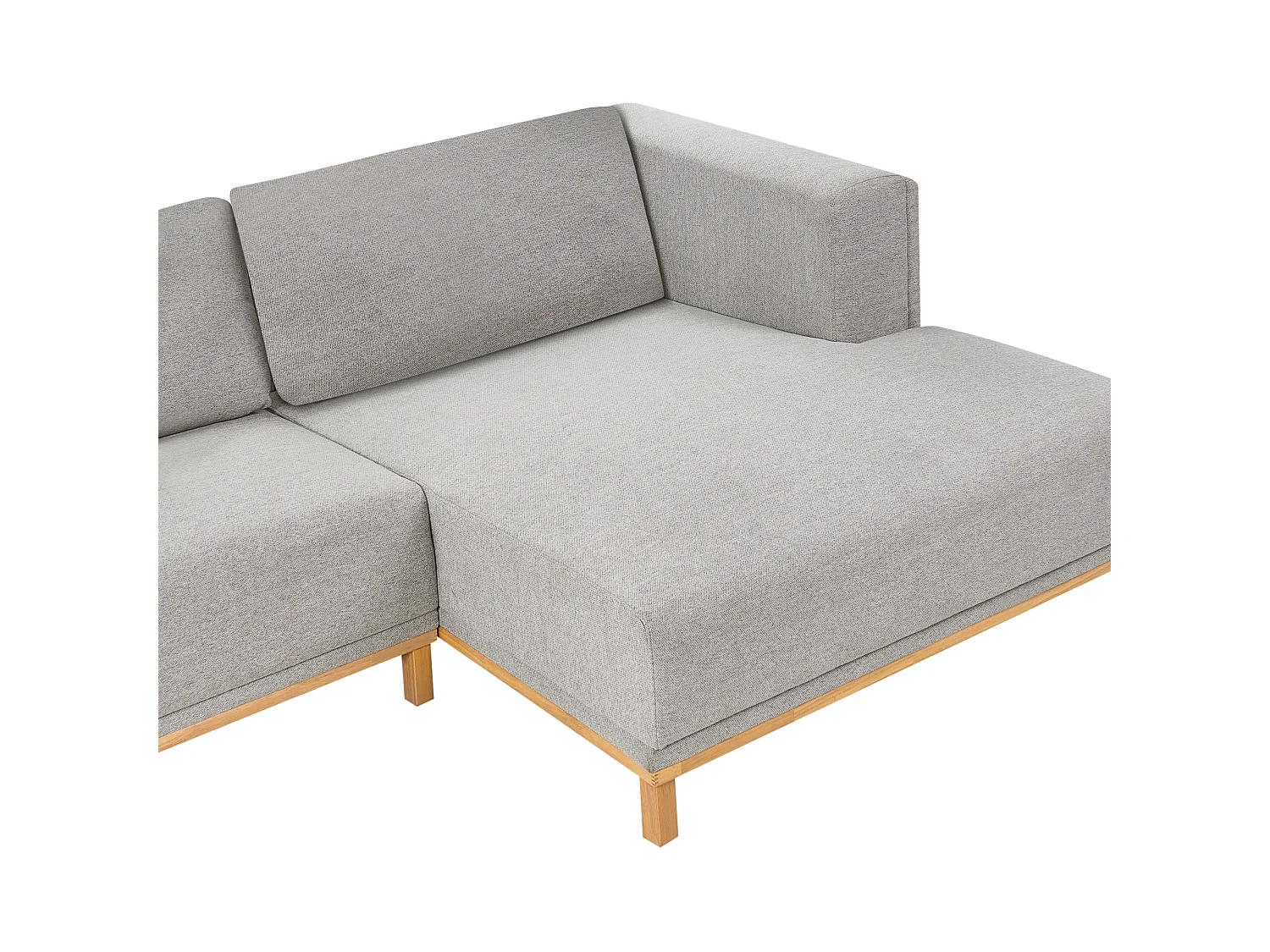 Corner Sofa 5 Seater VENG Fabric Grey Left Hand