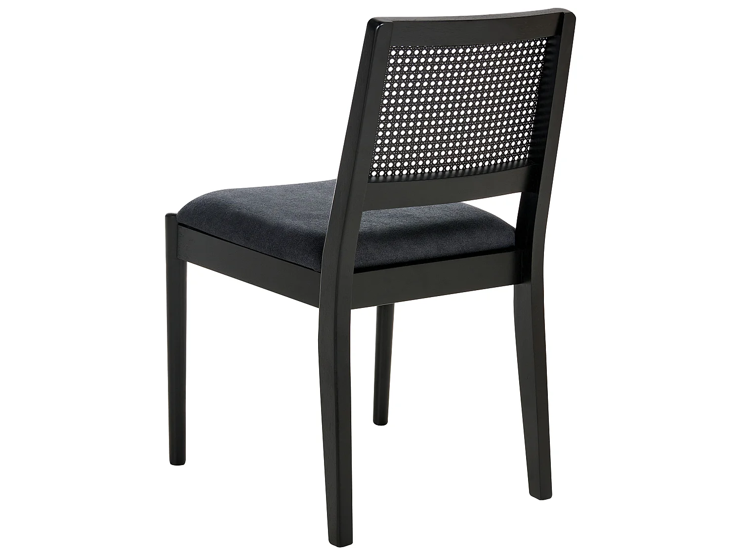 Lot de 2 chaises de salle à manger TAMARAC Bois Noir
