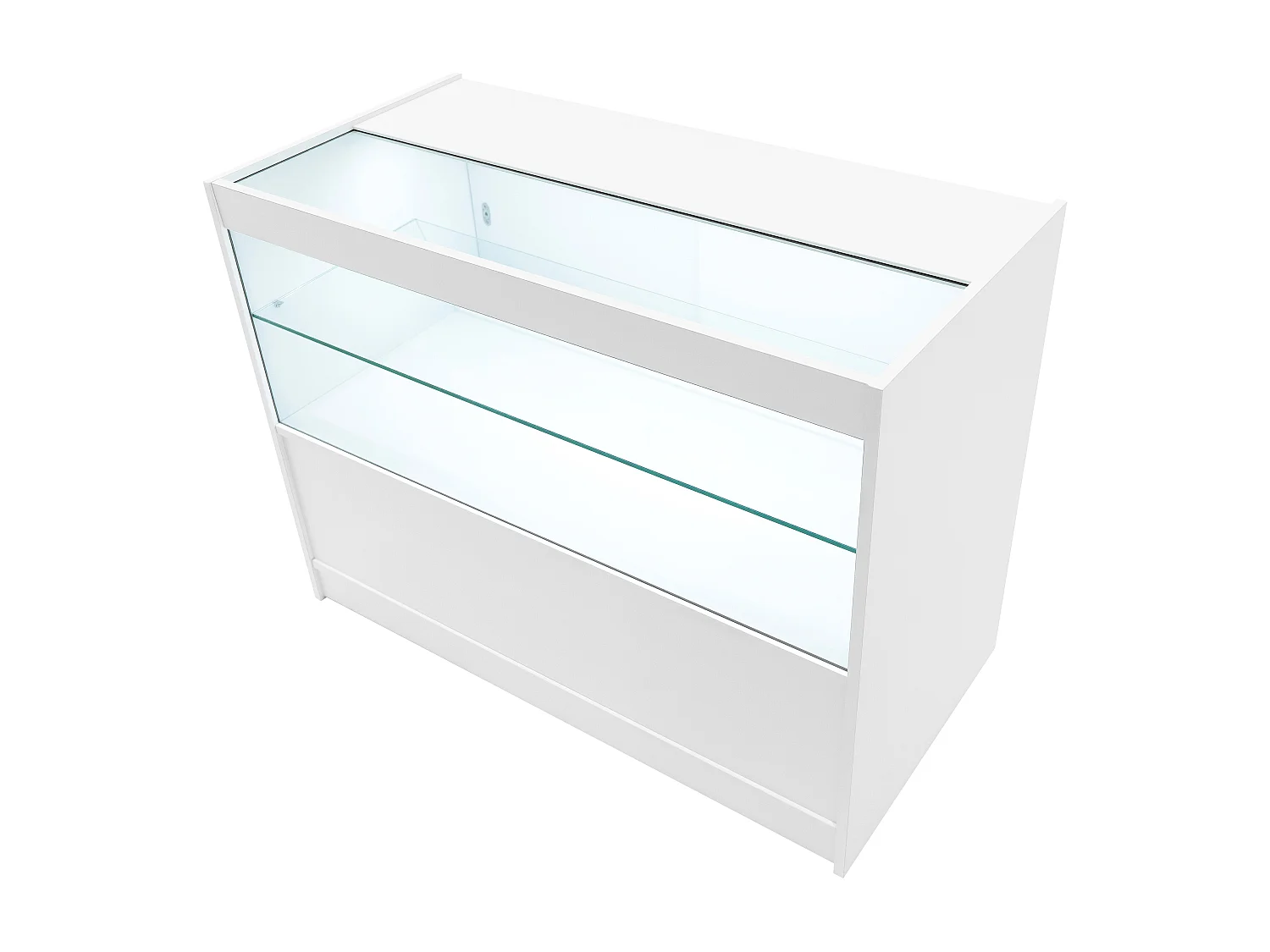 Hyperion LED Verkaufstheken-Set LM60 + B1200 + K1200 + TB60 – Weiß