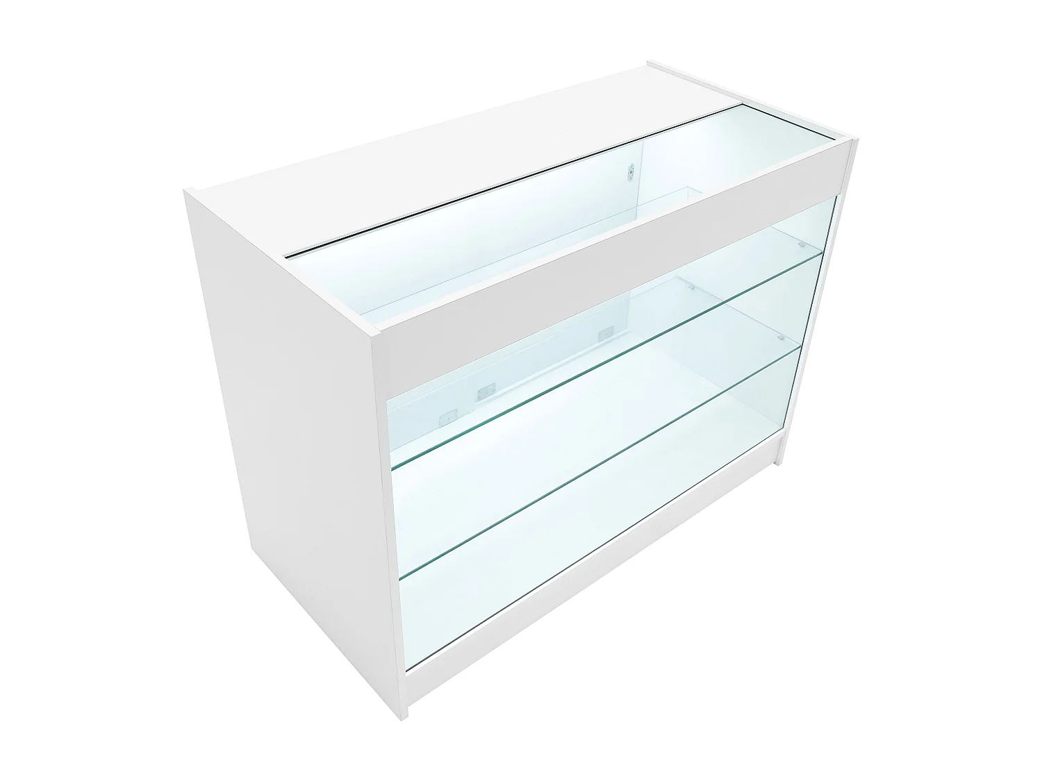 Hyperion LED Verkaufstheken-Set LM60 + B1200 + K1200 + TB60 – Weiß