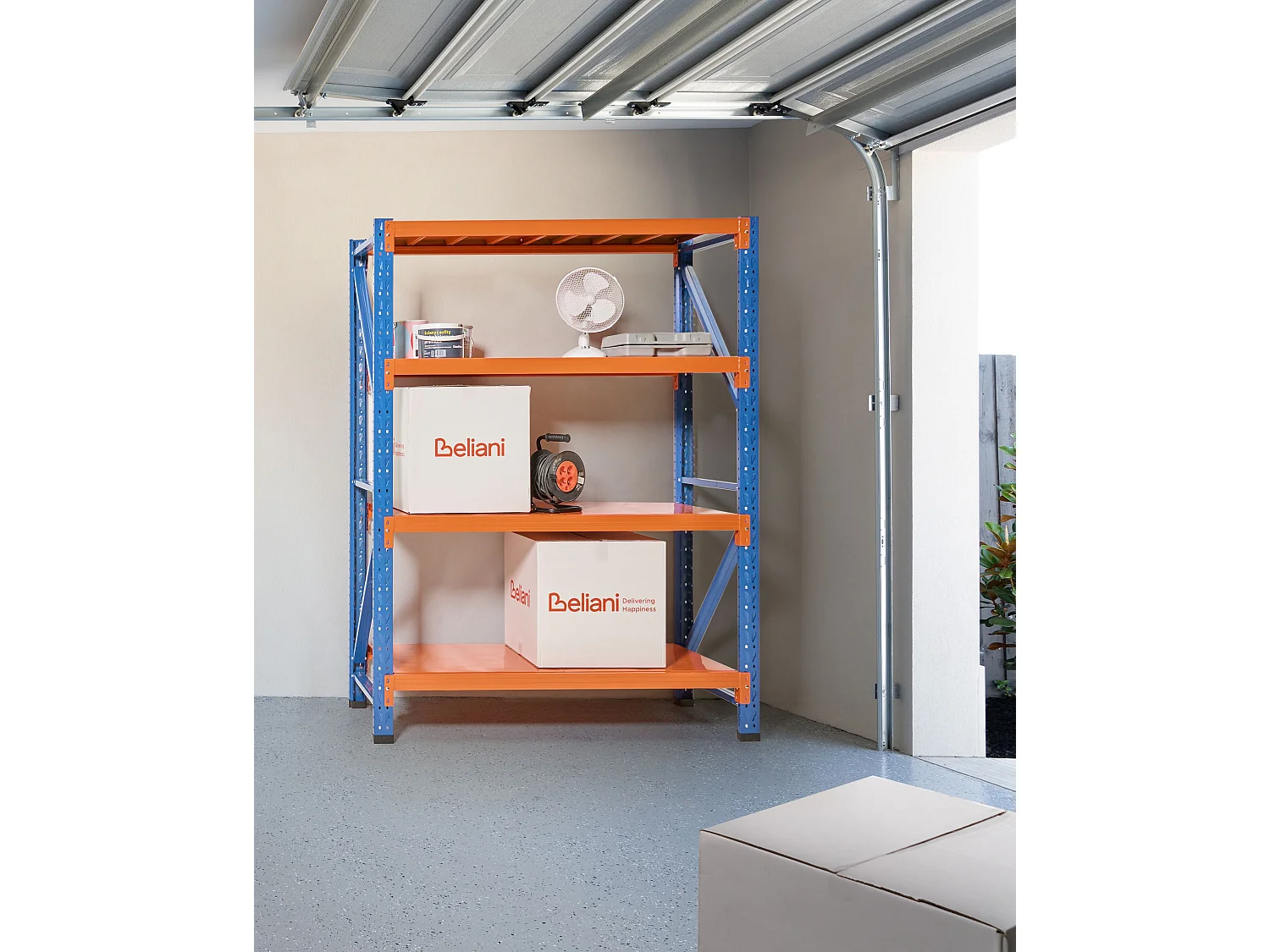 Étagères de garage FIUGGI Métal 150 cm 60 cm Orange