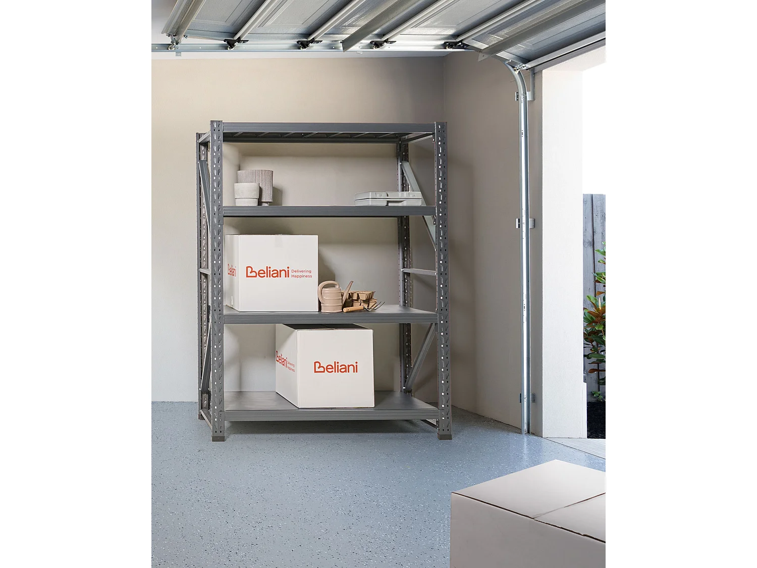 Étagères de garage FIUGGI Métal 150 cm 60 cm Noir