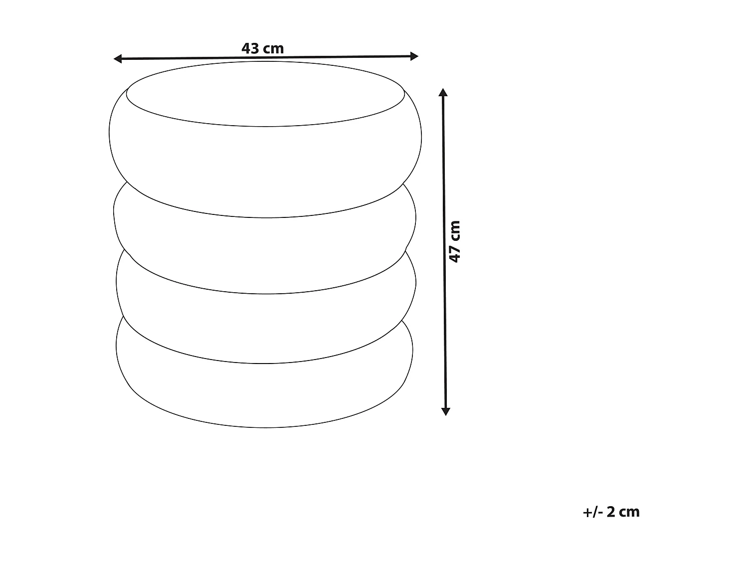 Pouf SUMPTER Bouclé Vert