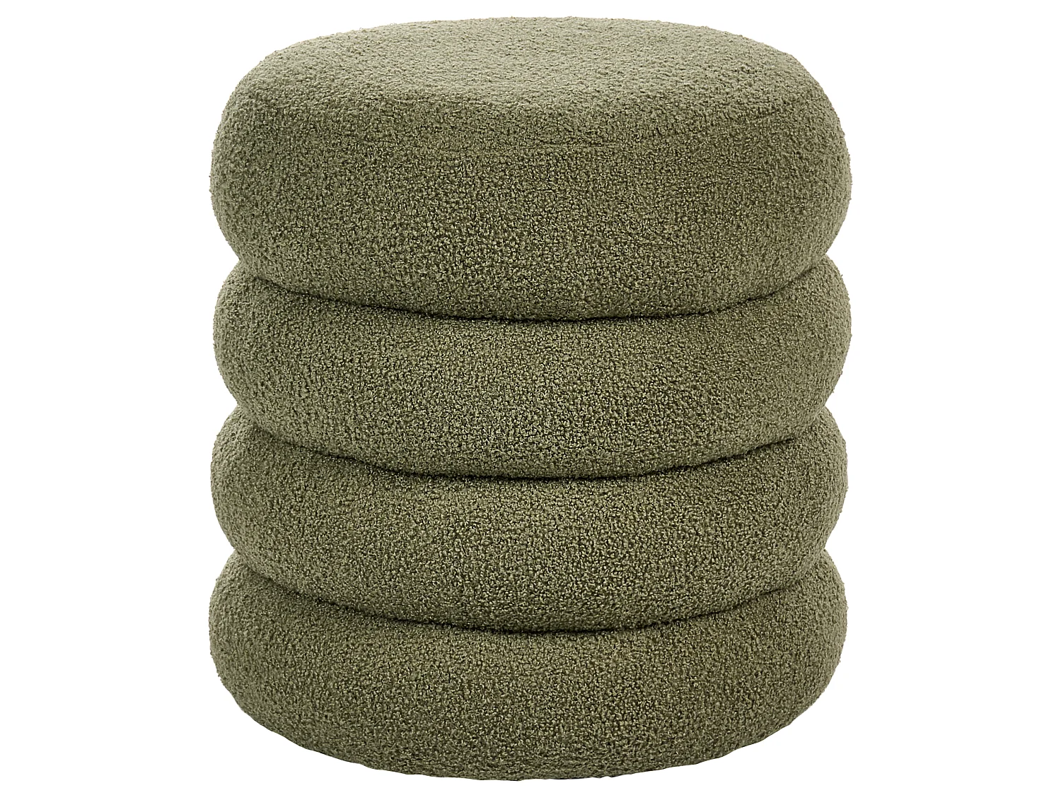 Pouffe SUMPTER Boucle Green