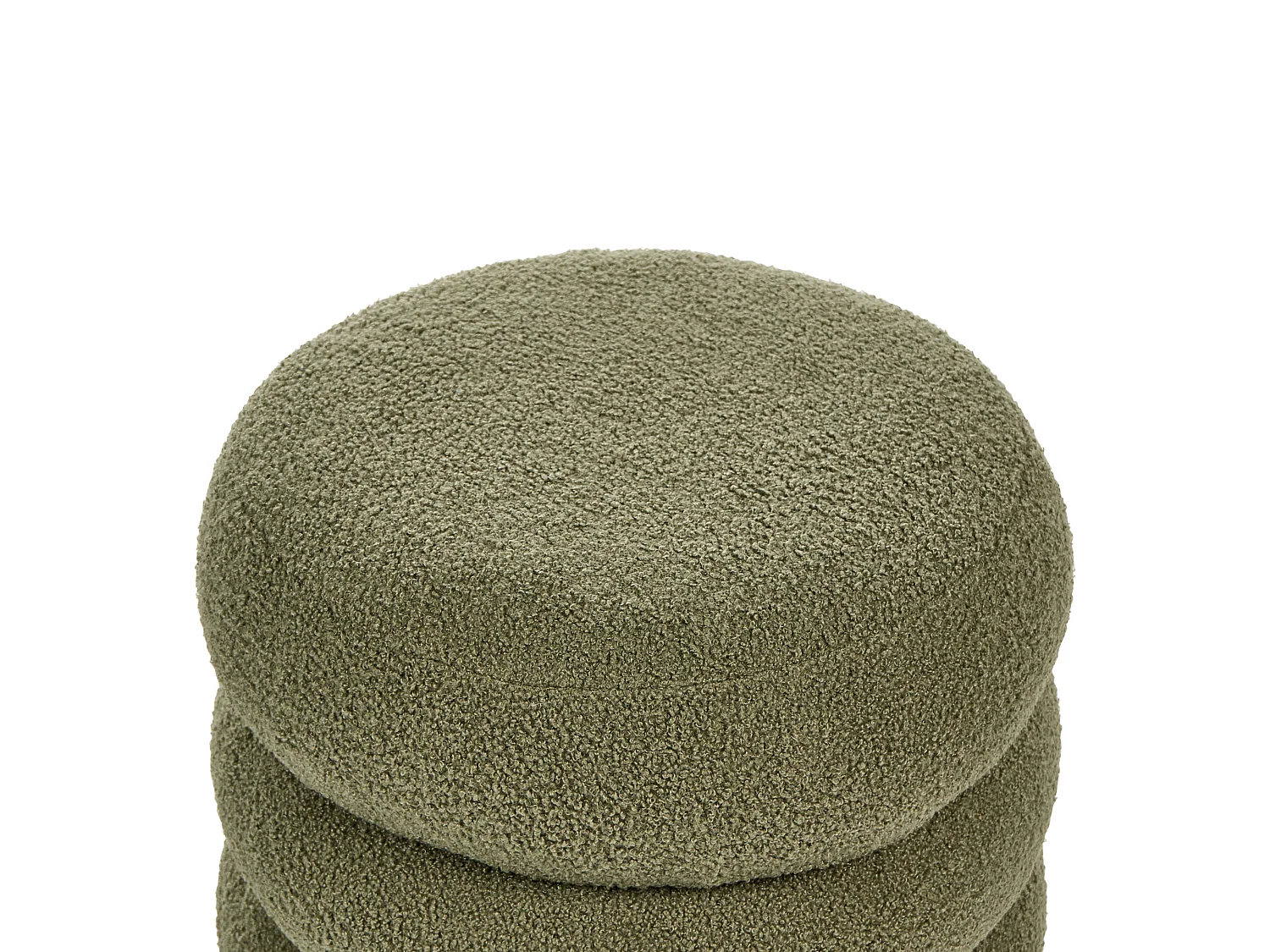 Pouffe SUMPTER Boucle Green