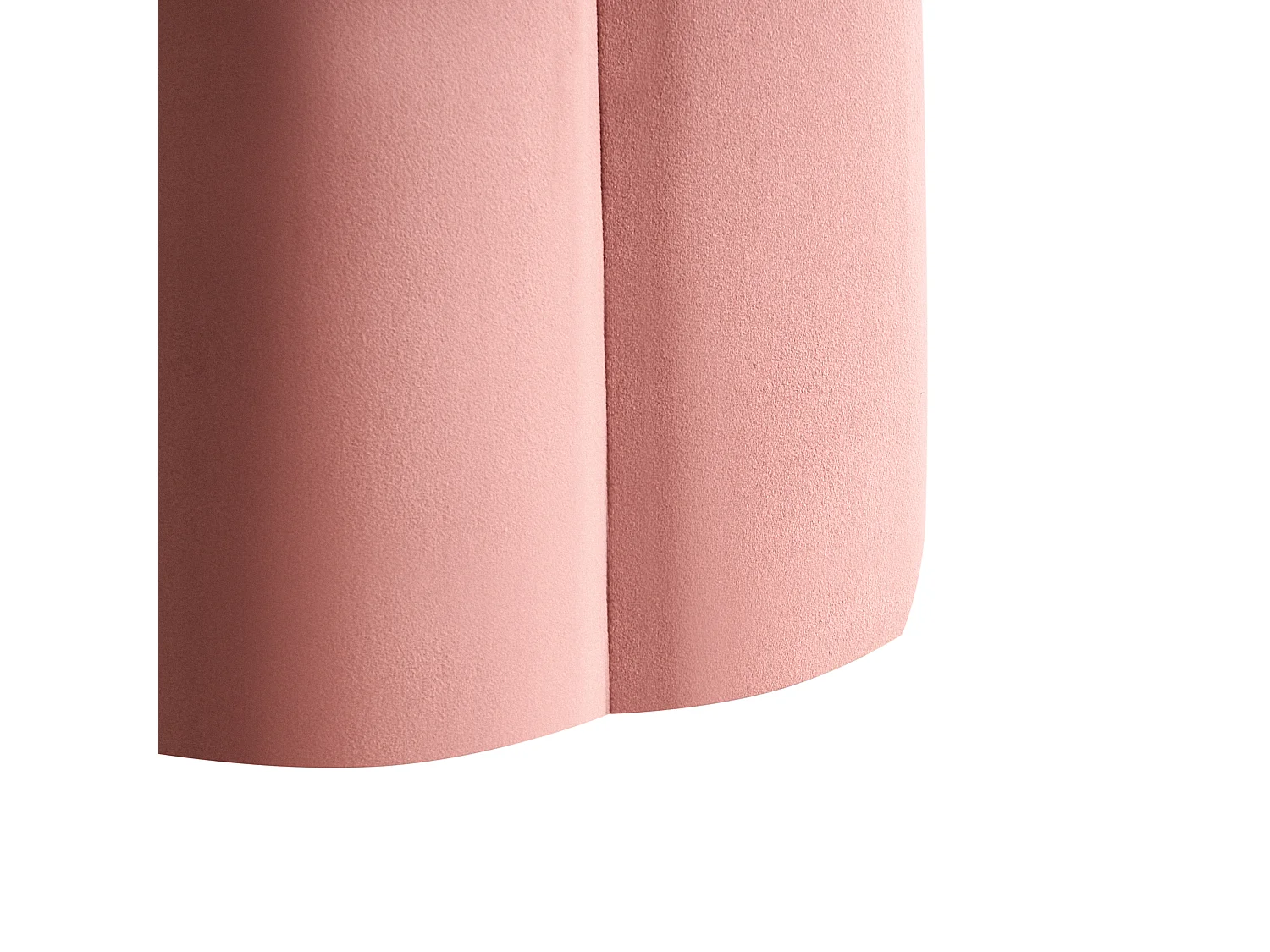 Pouf TAPPEN Velours Rose