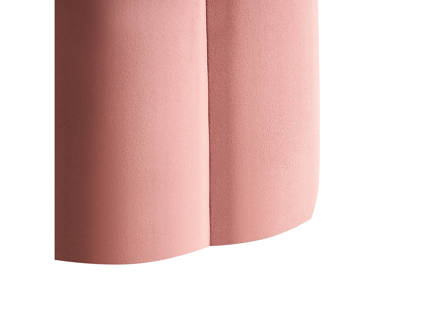 Pouf TAPPEN Velours Rose