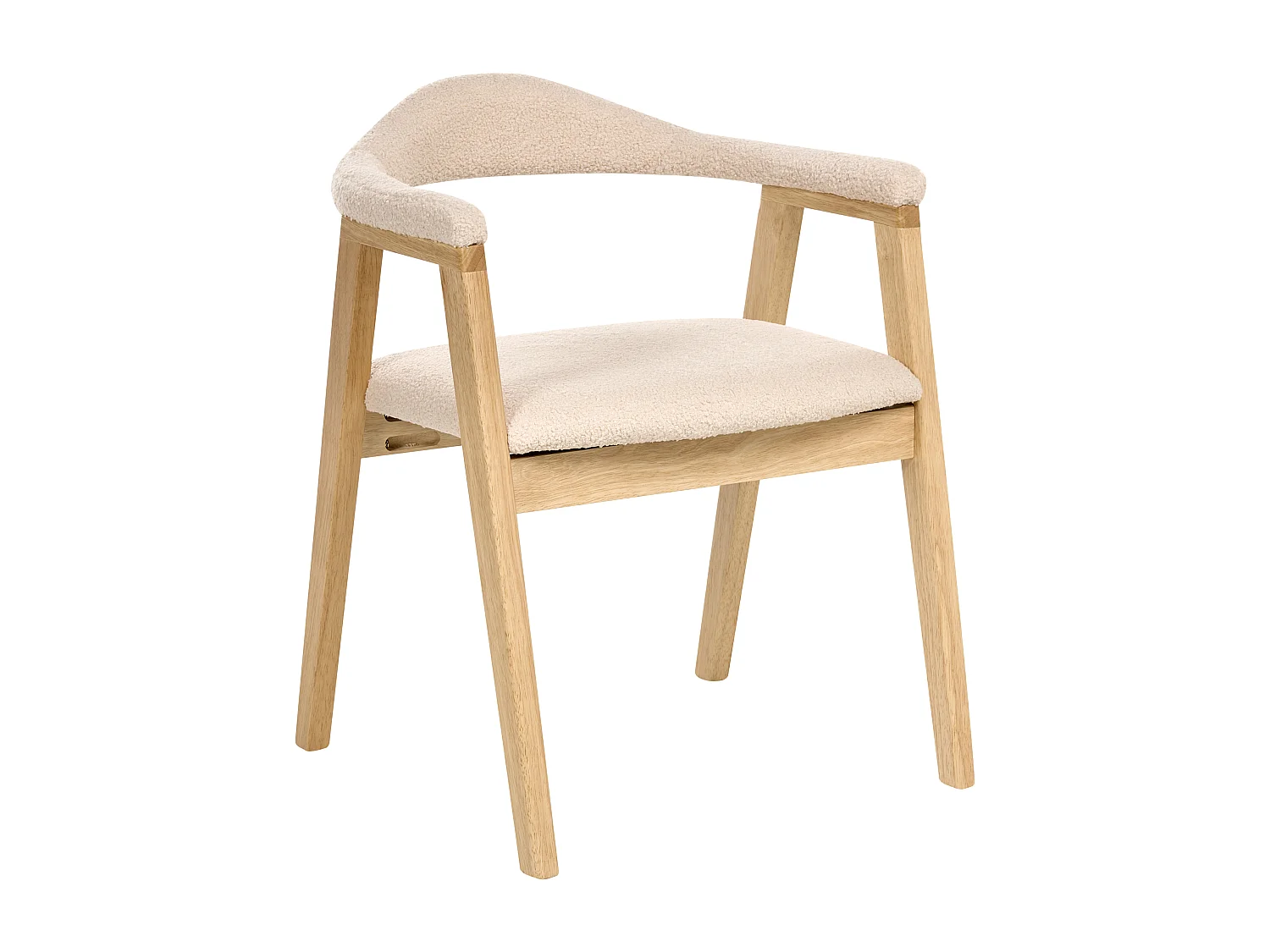 Lot de 2 chaises de salle à manger ONECO Bois Marron clair