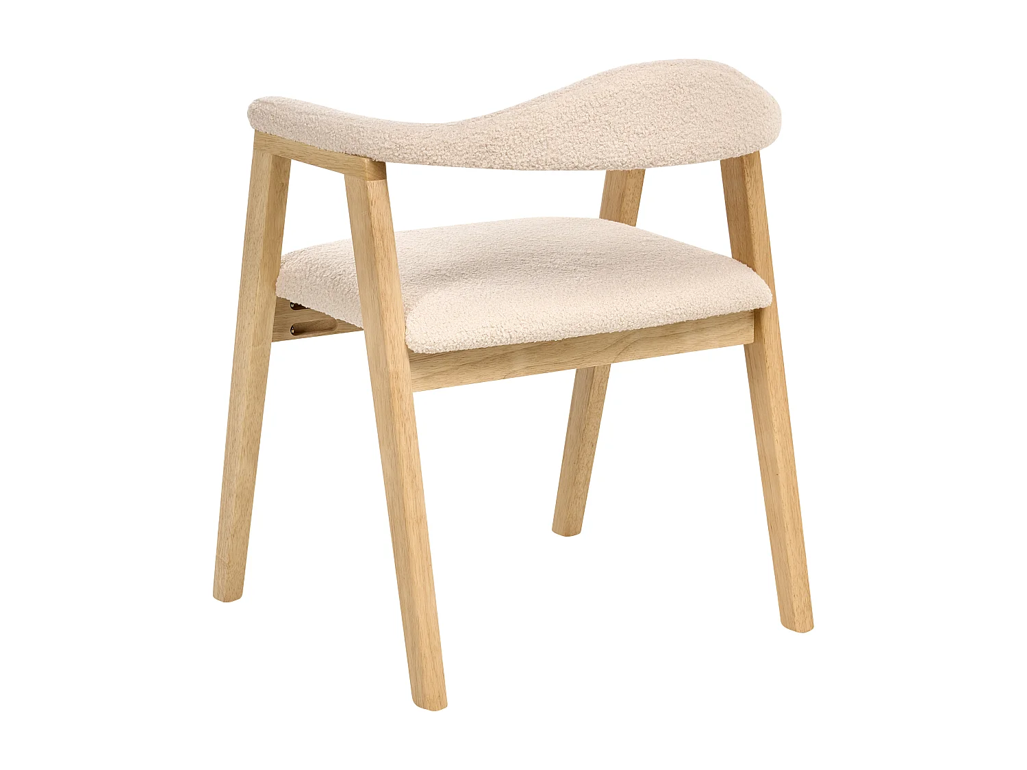 Lot de 2 chaises de salle à manger ONECO Bois Marron clair