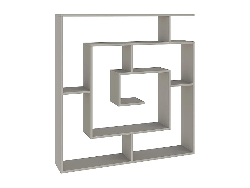 Decortie Labirent Bibliothèque moderne Présentoir Séparateur de pièces Vert cendré Moyen 129(H)cm