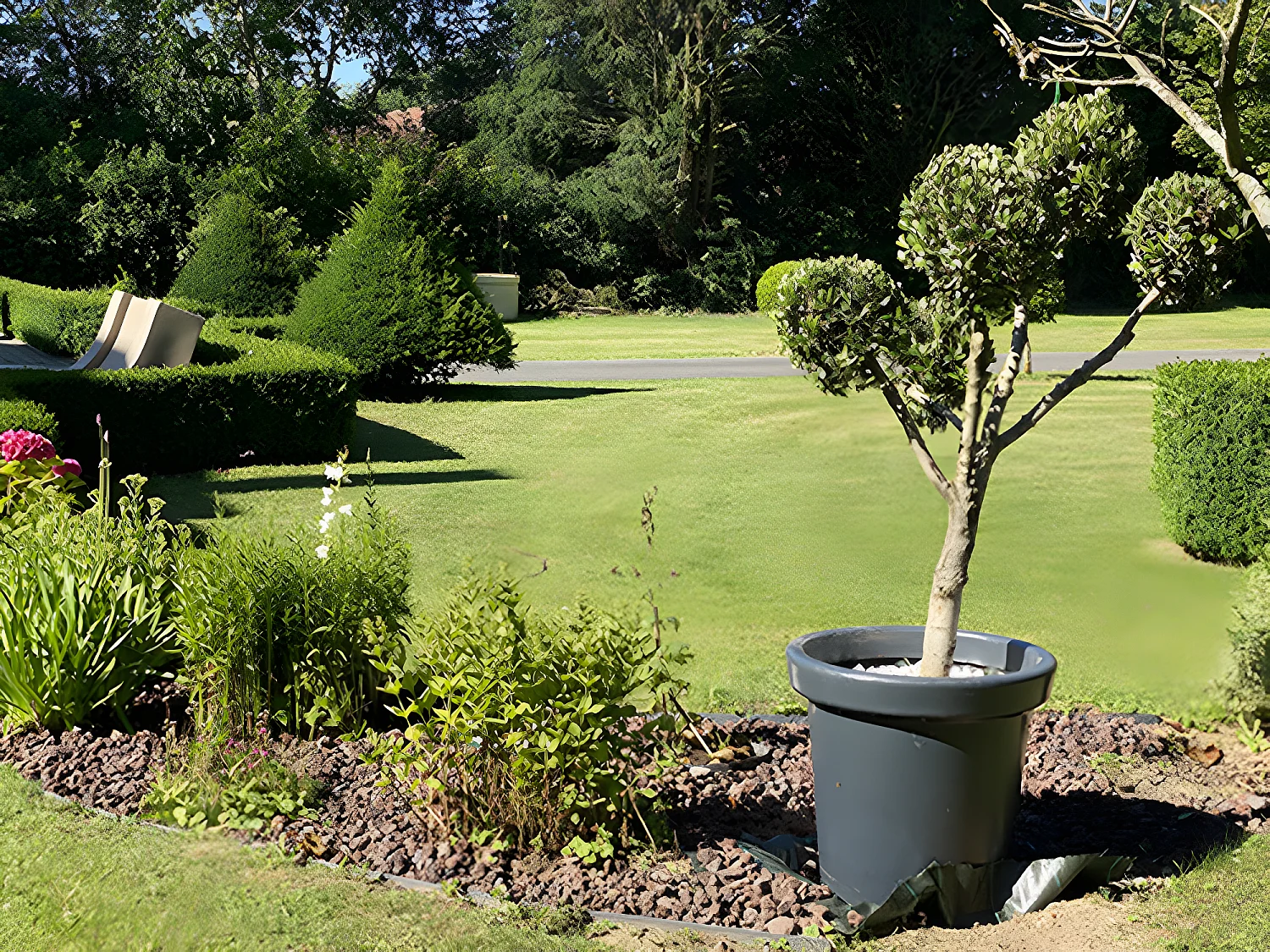 Pot De Fleurs Rond Xxl Delight 75l