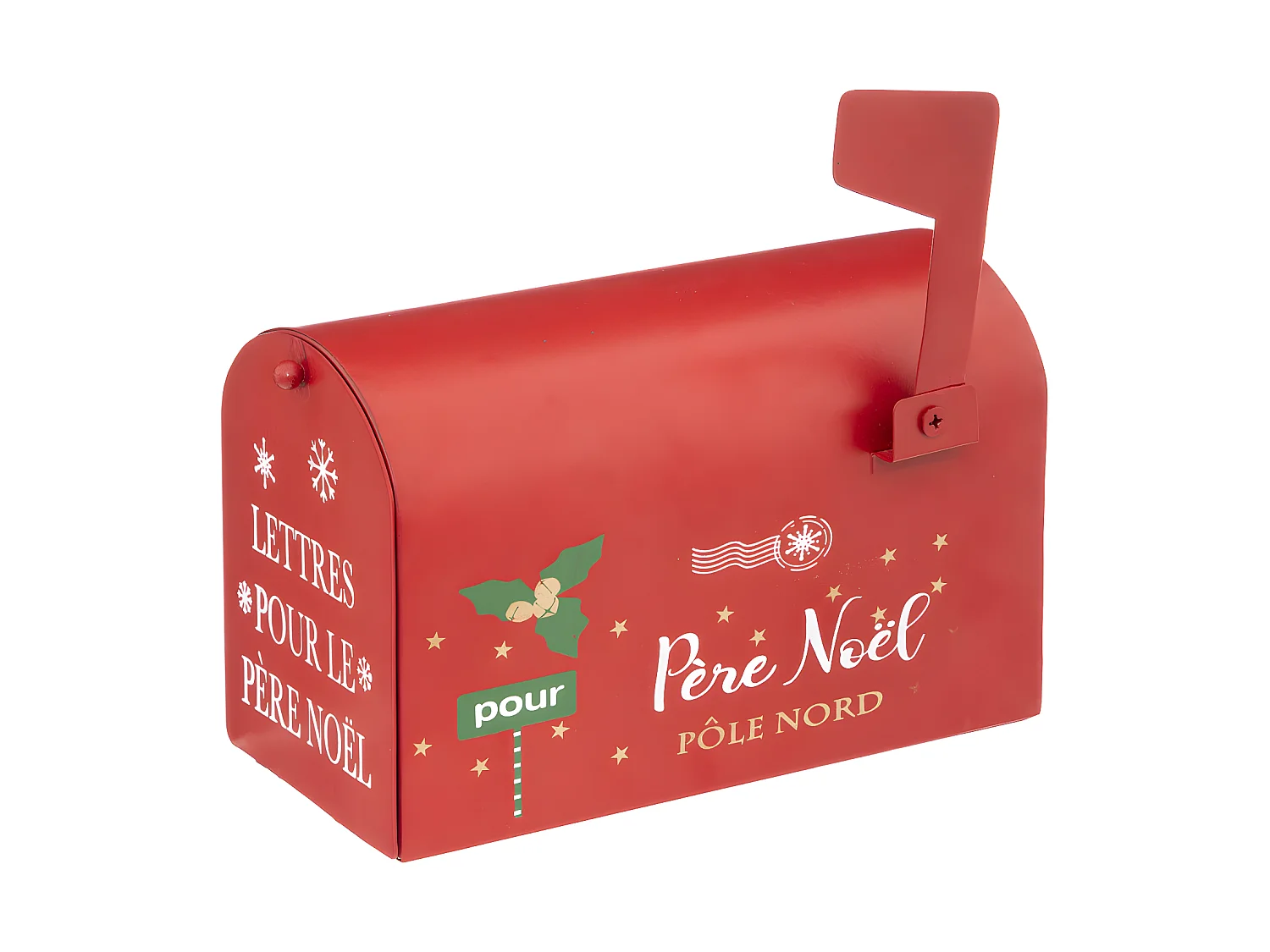 Boîte aux lettres Père Noël à poser 20 x 13 cm