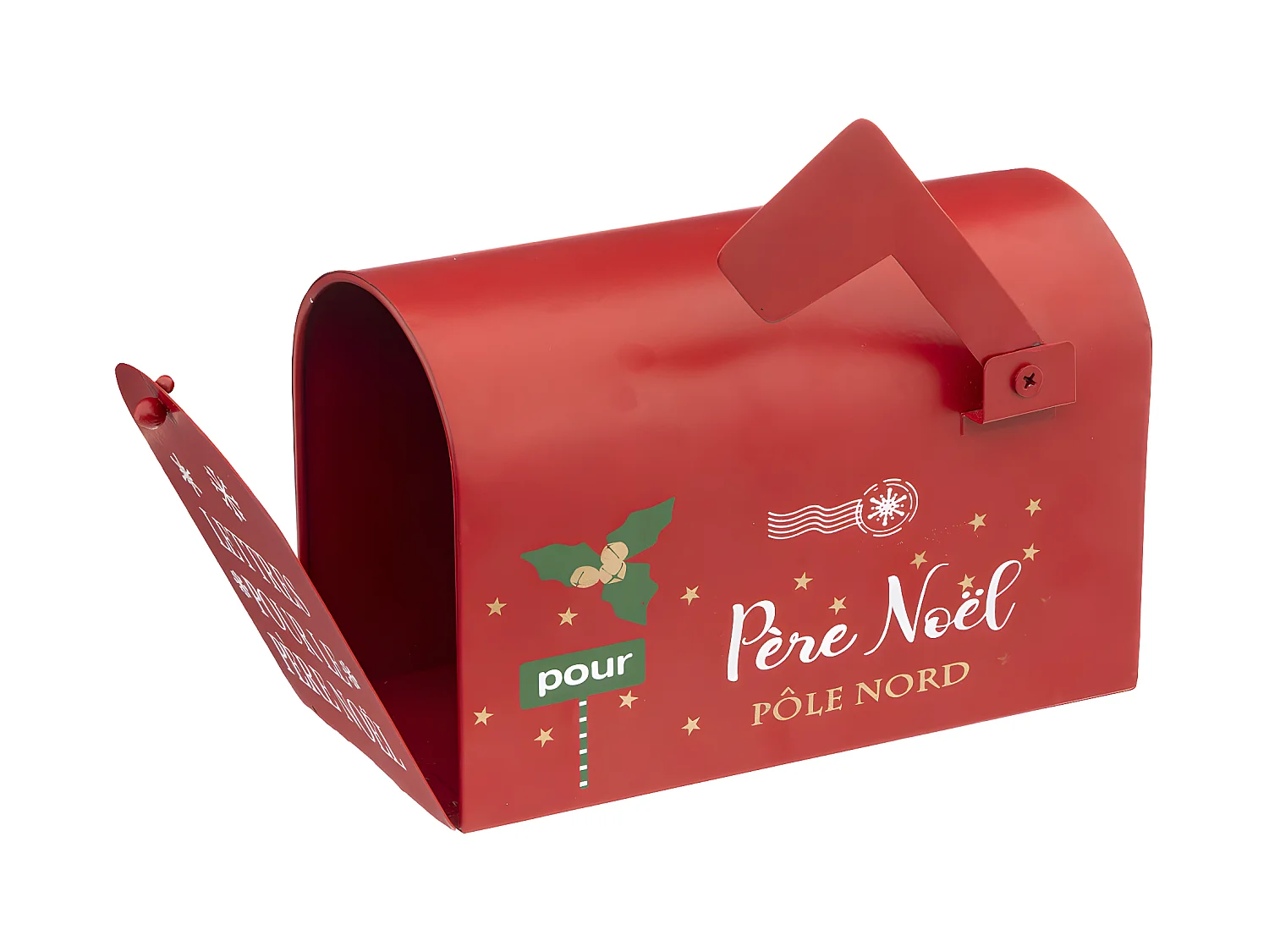 Boîte aux lettres Père Noël à poser 20 x 13 cm