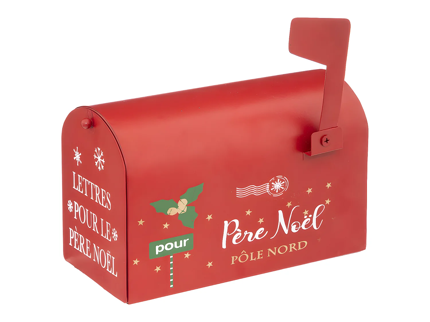 Boîte aux lettres Père Noël à poser 20 x 13 cm