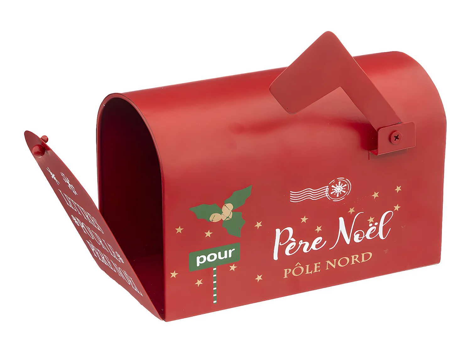 Boîte aux lettres Père Noël à poser 20 x 13 cm