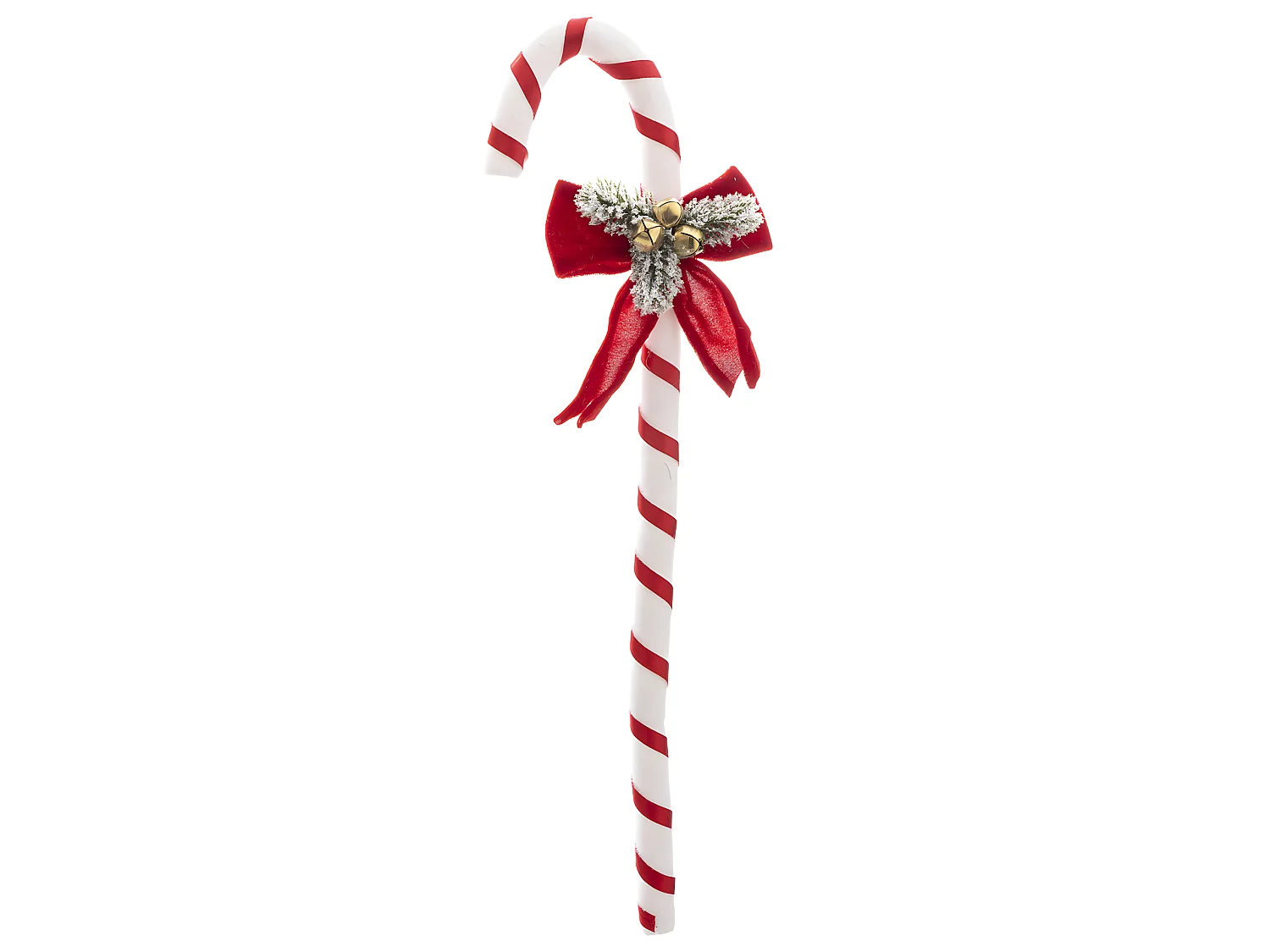 Déco de Noël Sucre d'orge blanc et rouge H 50 cm