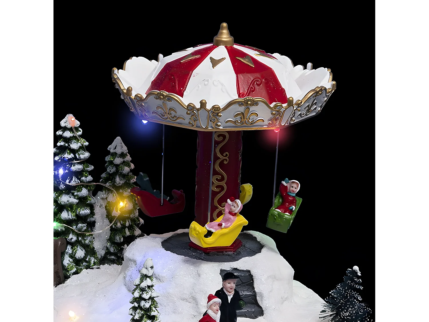 Village de Noël lumineux, animé et musical Parc d'attraction