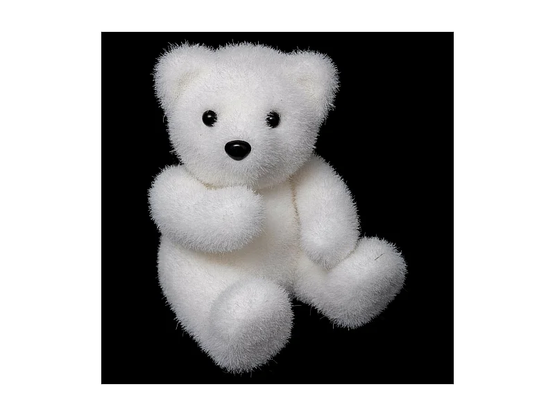 Déco de Noël Ourson assis H 15 cm