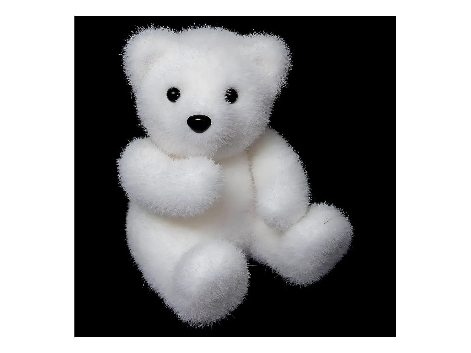 Déco de Noël Ourson assis H 15 cm