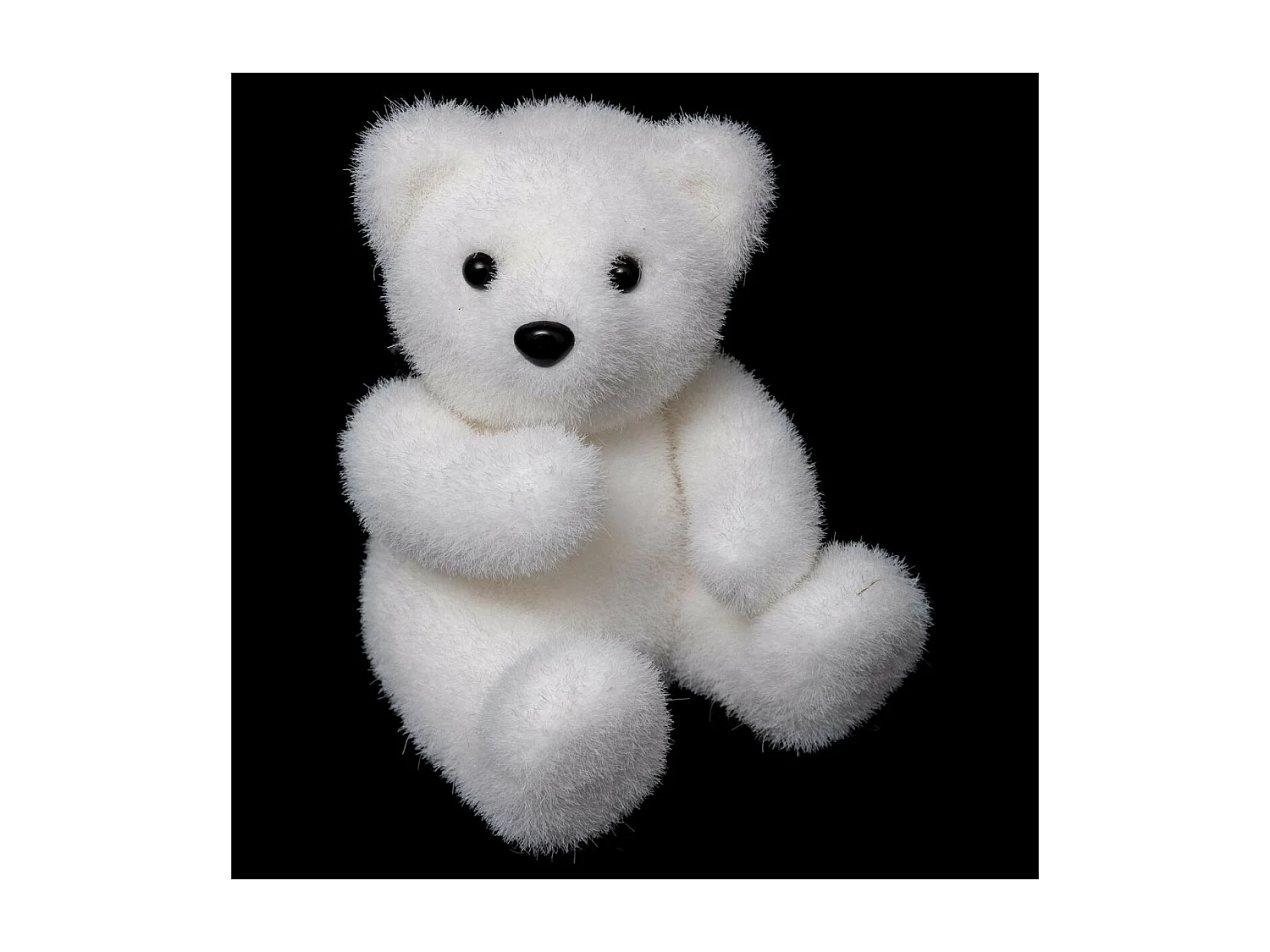 Déco de Noël Ourson assis H 15 cm