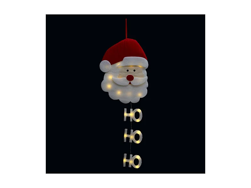 Décoration de Noël  Père Noël Lumineux à suspendre H 50 cm