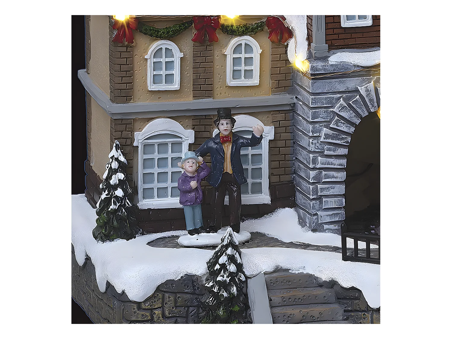 Village de Noël lumineux, animé et musical Gare du centre ville