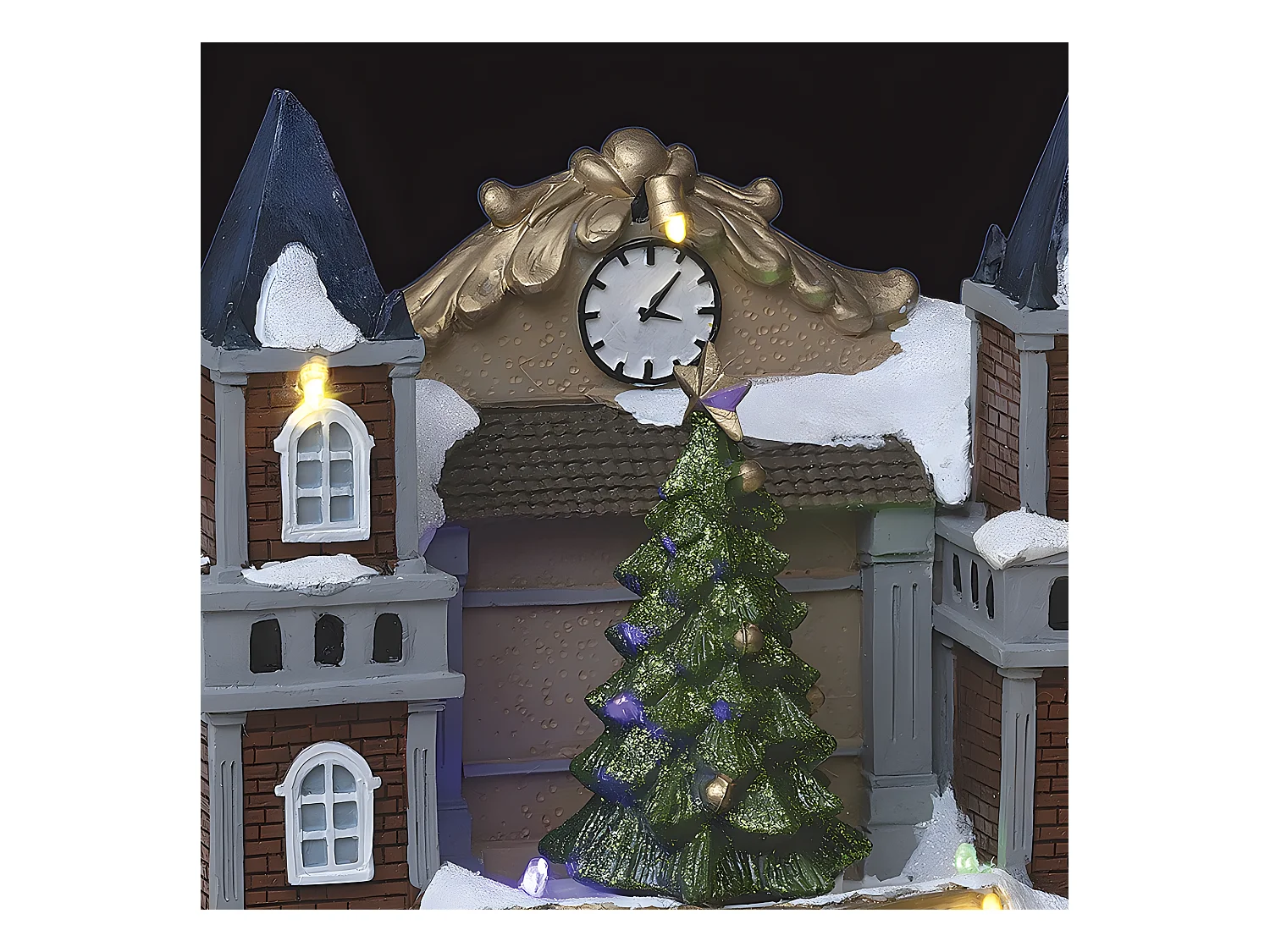 Village de Noël lumineux, animé et musical Gare du centre ville