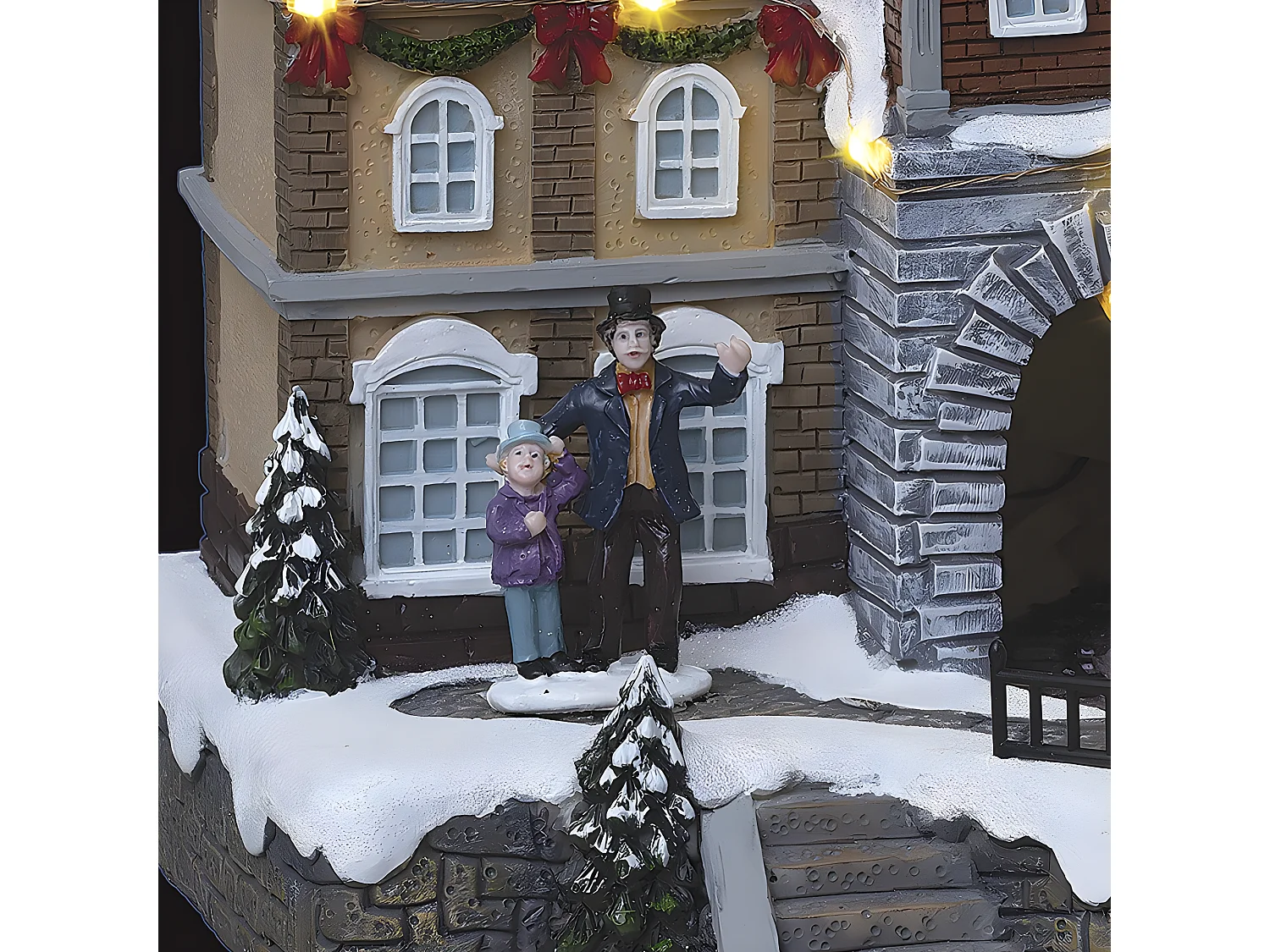 Village de Noël lumineux, animé et musical Gare du centre ville