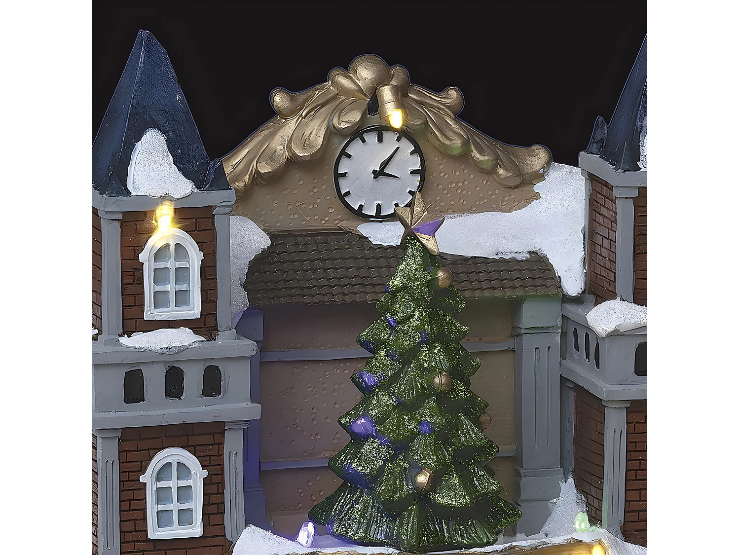 Village de Noël lumineux, animé et musical Gare du centre ville