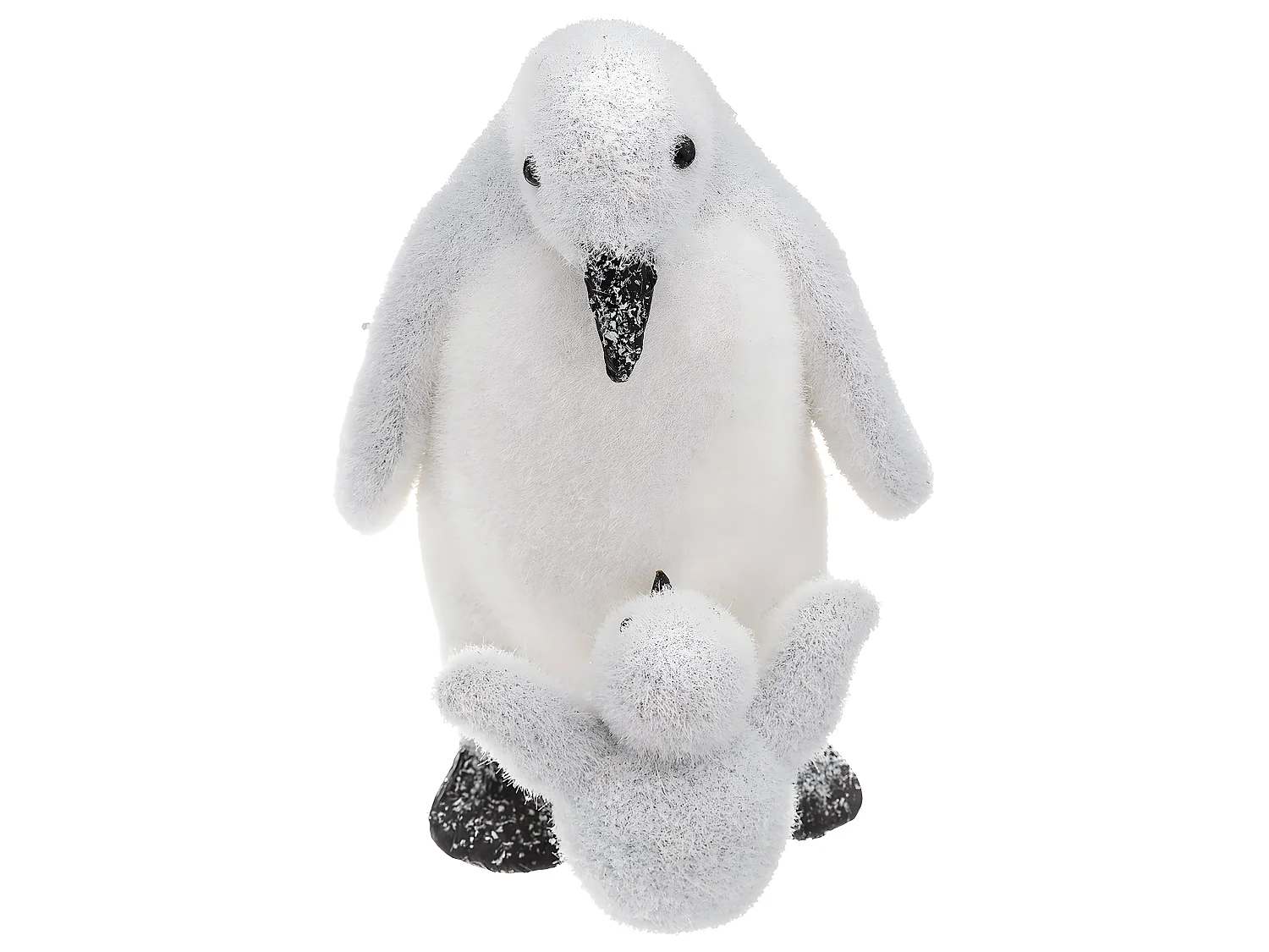 Déco de Noël Bébé & Maman Pingouin H 27 cm
