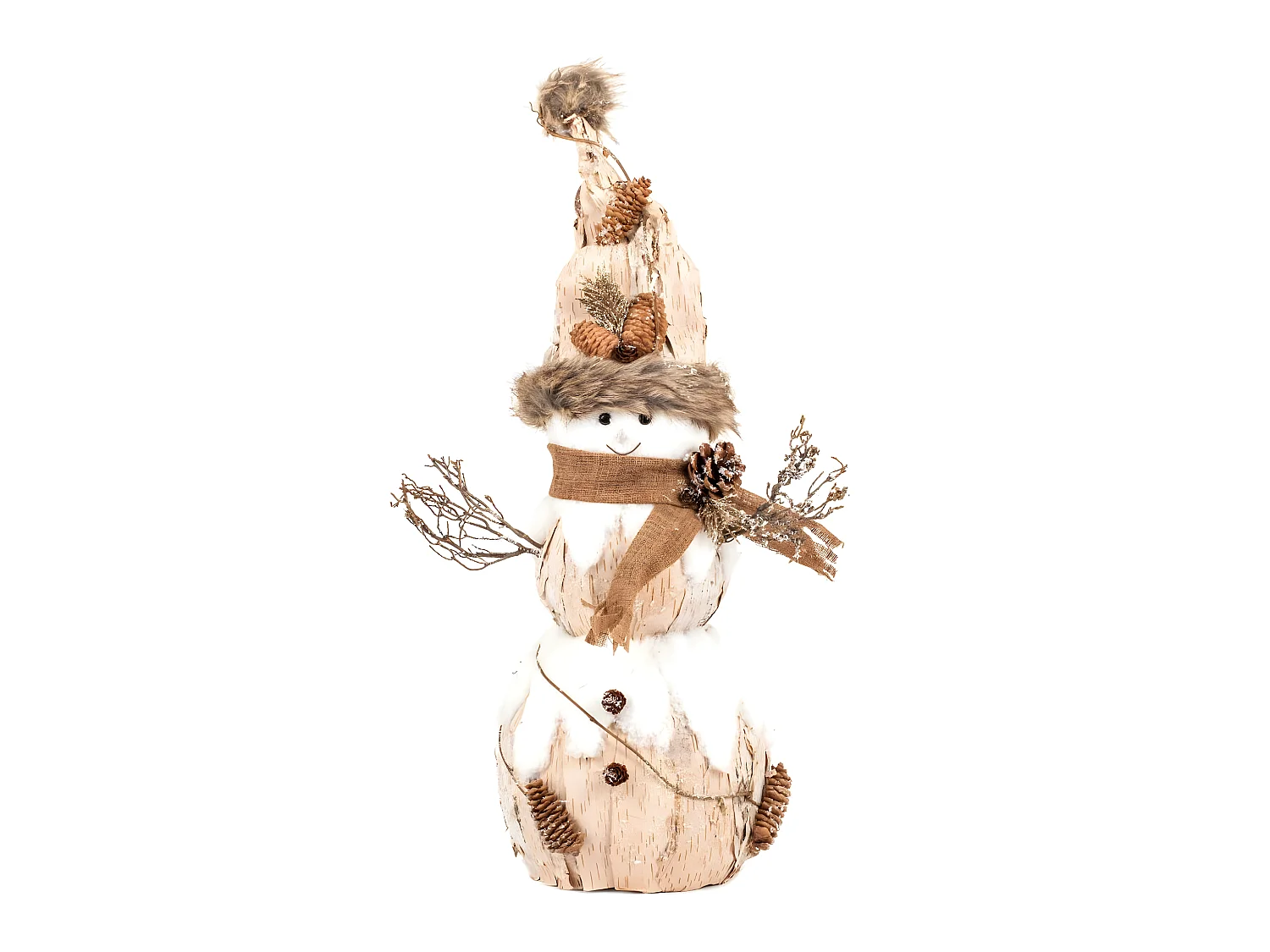 Objet déco Bonhomme de Neige H 51 cm