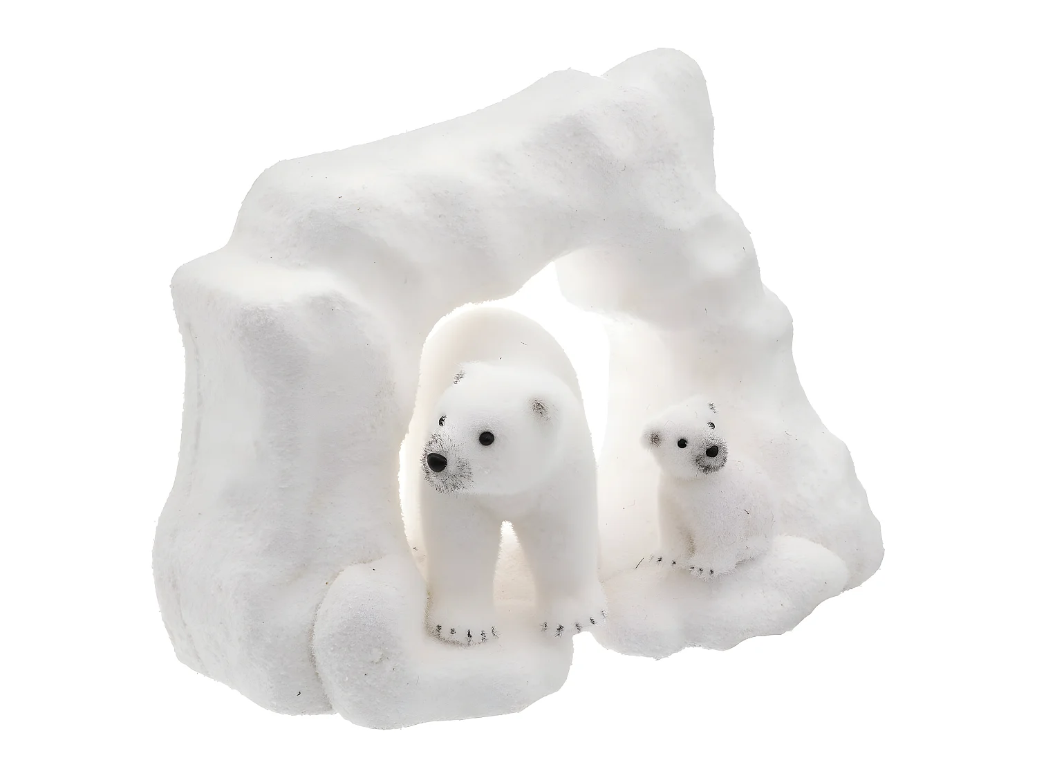 Déco de Noël Arche Banquise Ours & Ourson 30 x 40  cm