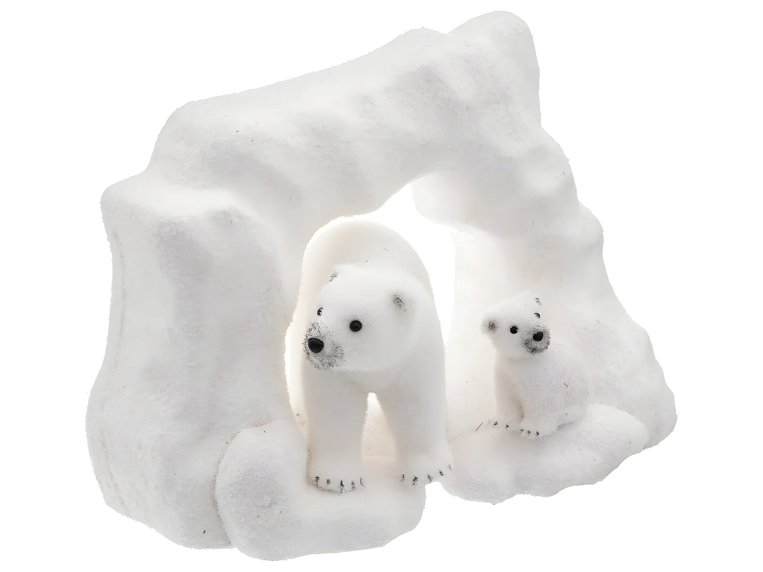 Déco de Noël Arche Banquise Ours & Ourson 30 x 40  cm