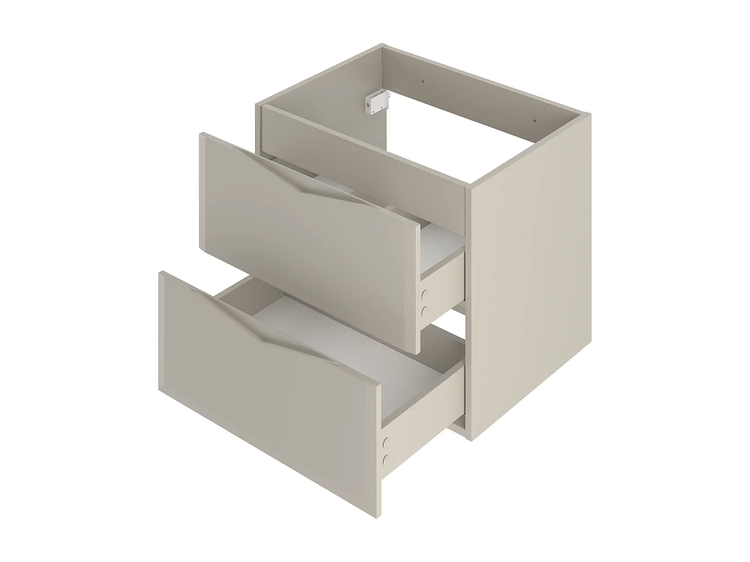 Ensemble de salle de bain en cachemire 140 cm Armoire avec plateau Étagère Lavabo Delica