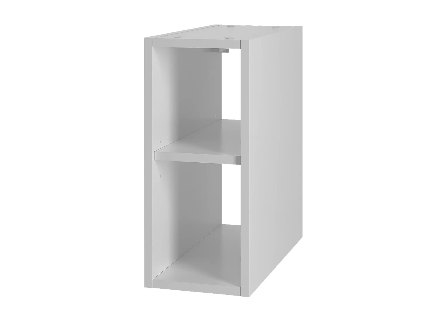 Badezimmer-Set 140 cm Schrank mit Waschtisch und Regal und Waschbecken Weiß Matt Wood