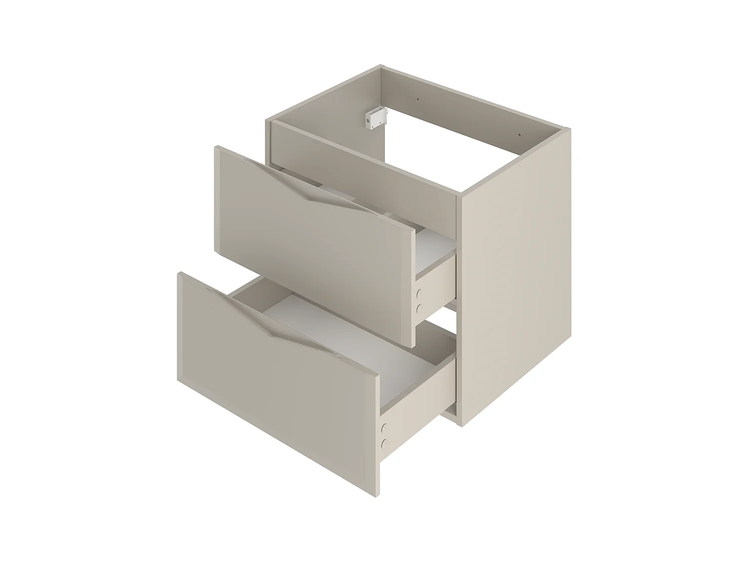 Ensemble de salle de bain en cachemire 60 cm Meuble avec plan de travail Lavabo Colonne Delica