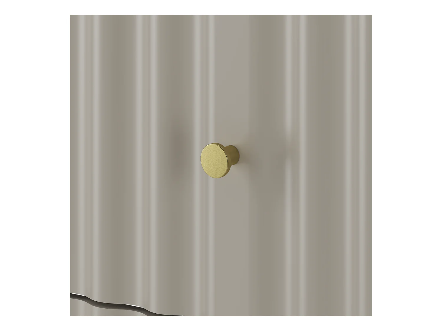 Ensemble de salle de bain en cachemire 140 cm Armoire avec plan de travail Lavabo Étagère Colonne Façades rainurées Aqua