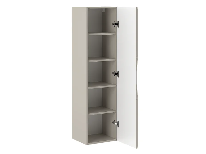Ensemble de salle de bain en cachemire 140 cm Armoire avec plateau Étagère Lavabo Colonne Delica