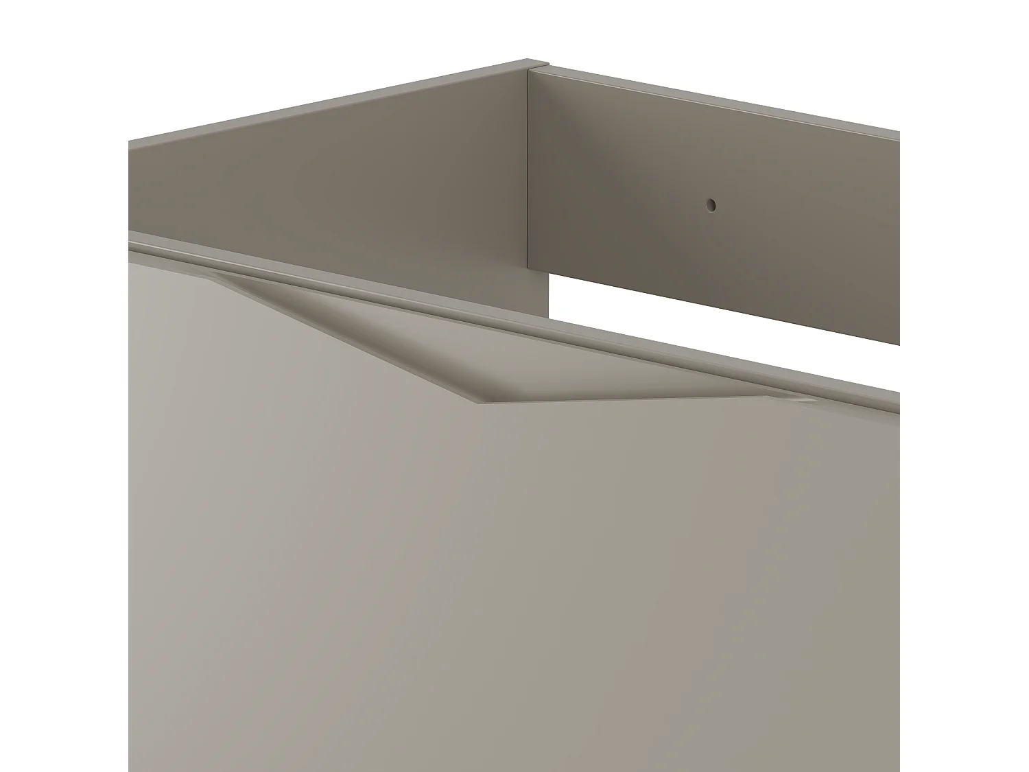 Ensemble de salle de bain en cachemire 80 cm Meuble avec plan de travail Lavabo Delica