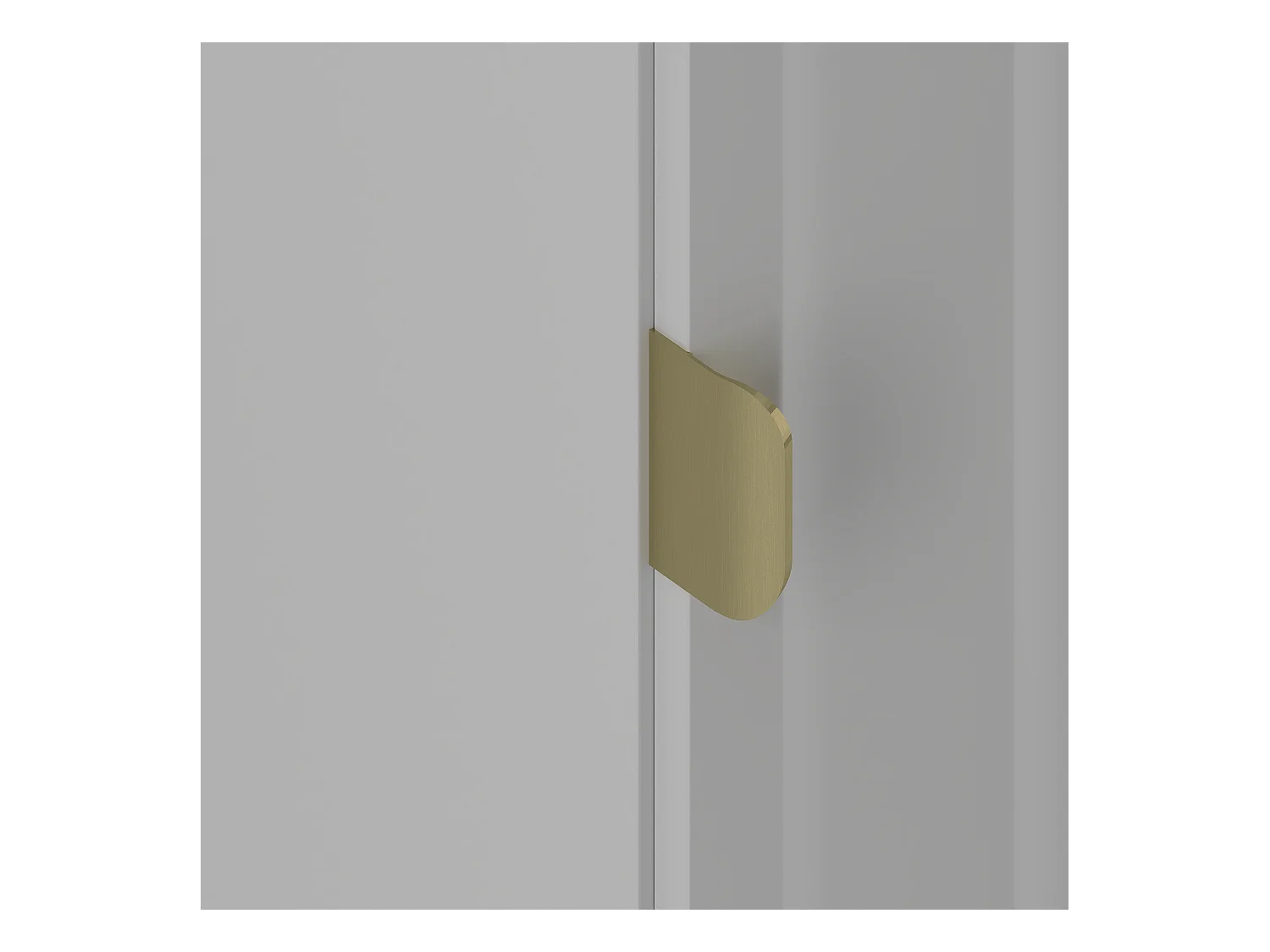 Armoire de salle de bain blanche Colonne haute Façades rainurées Arcos