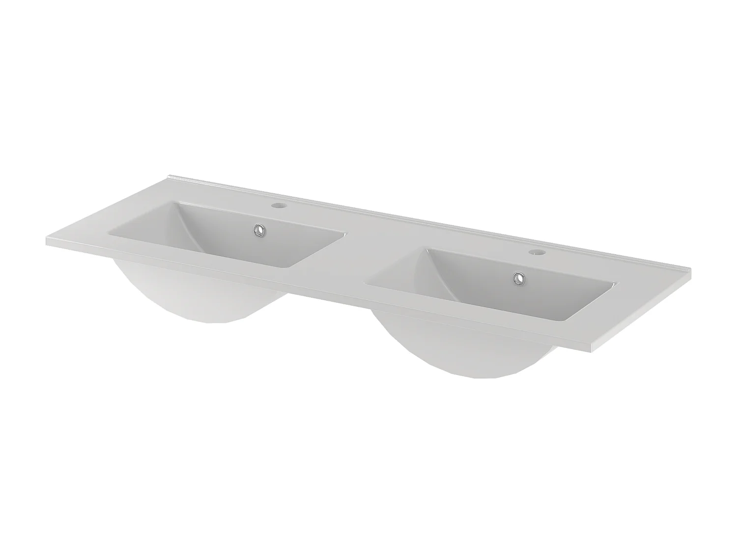 Ensemble de salle de bain 120 cm Meuble avec lavabo Colonne Noir mat / Noyer Avella