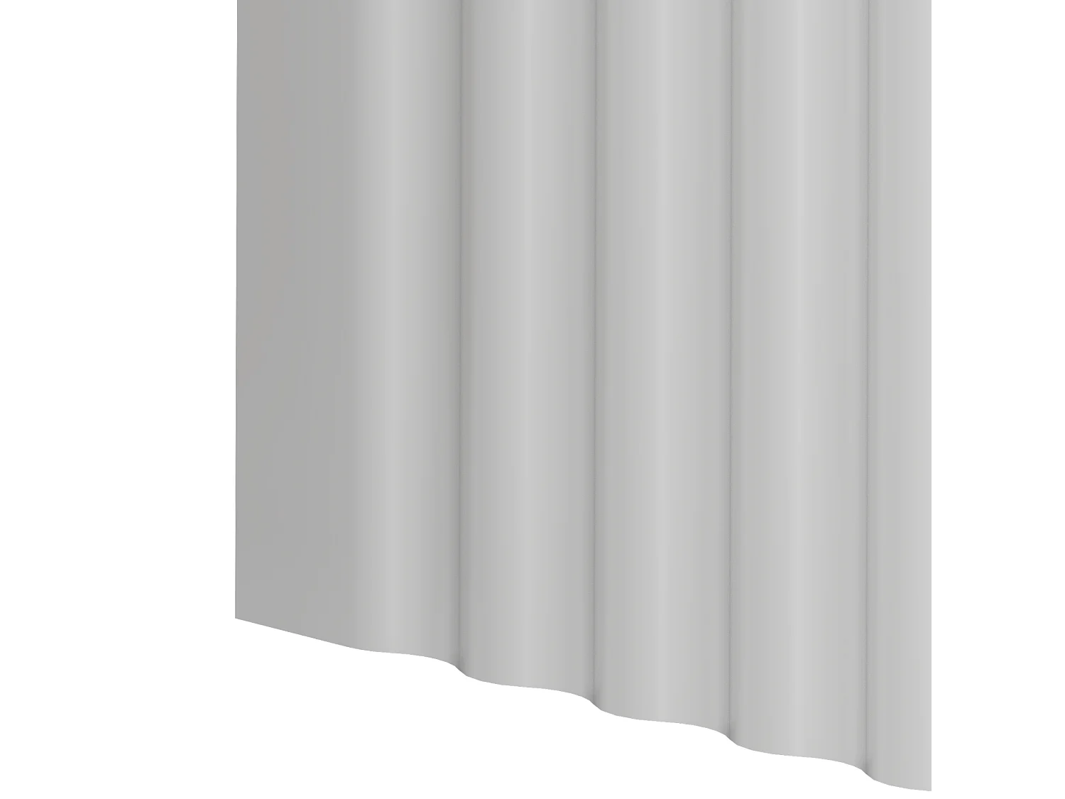 Armoire de salle de bain blanche Colonne haute Façades rainurées Aqua