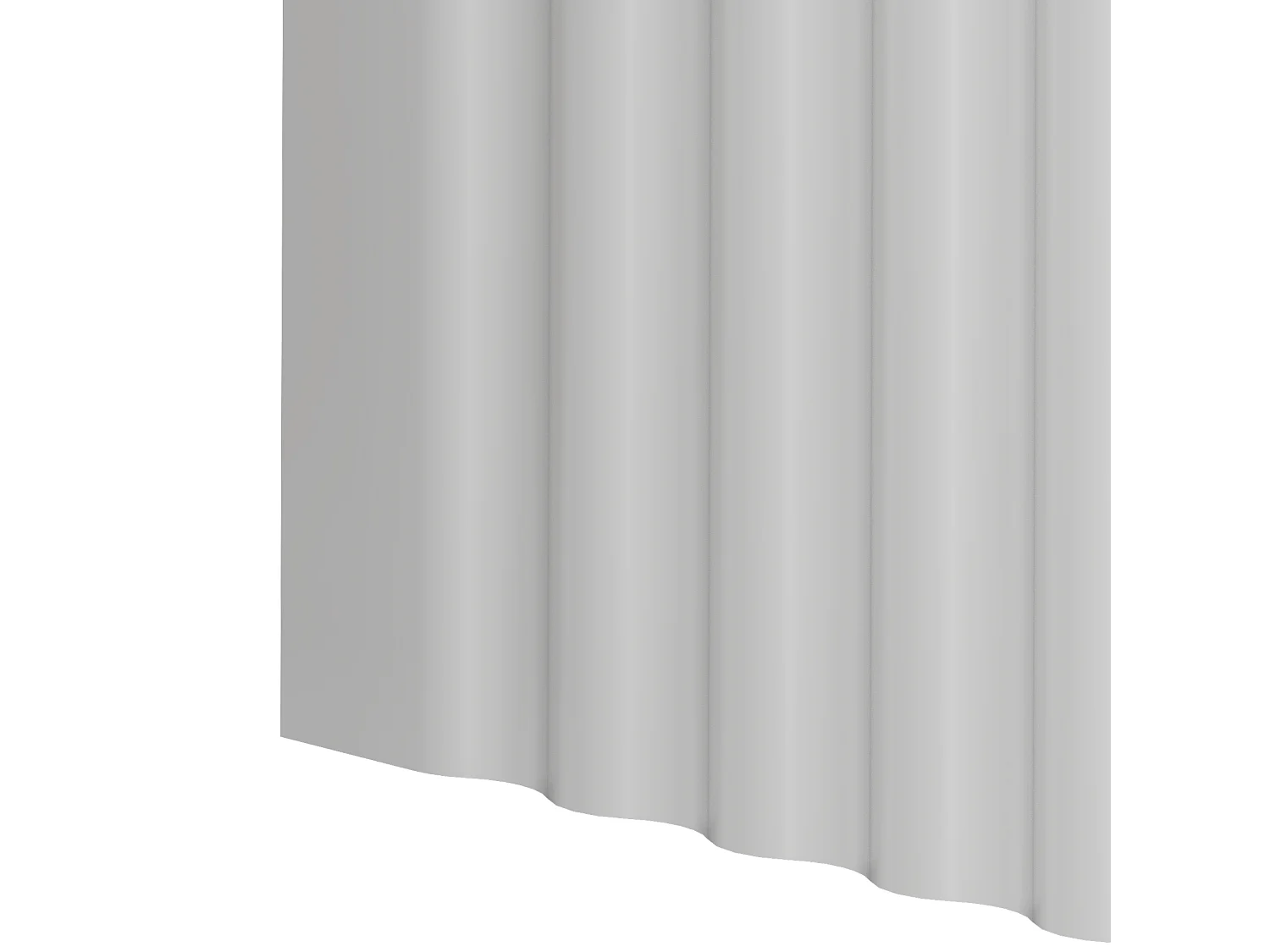 Armoire de salle de bain blanche Colonne haute Façades rainurées Aqua